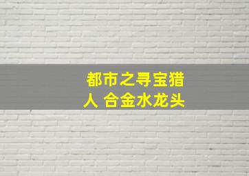 都市之寻宝猎人 合金水龙头